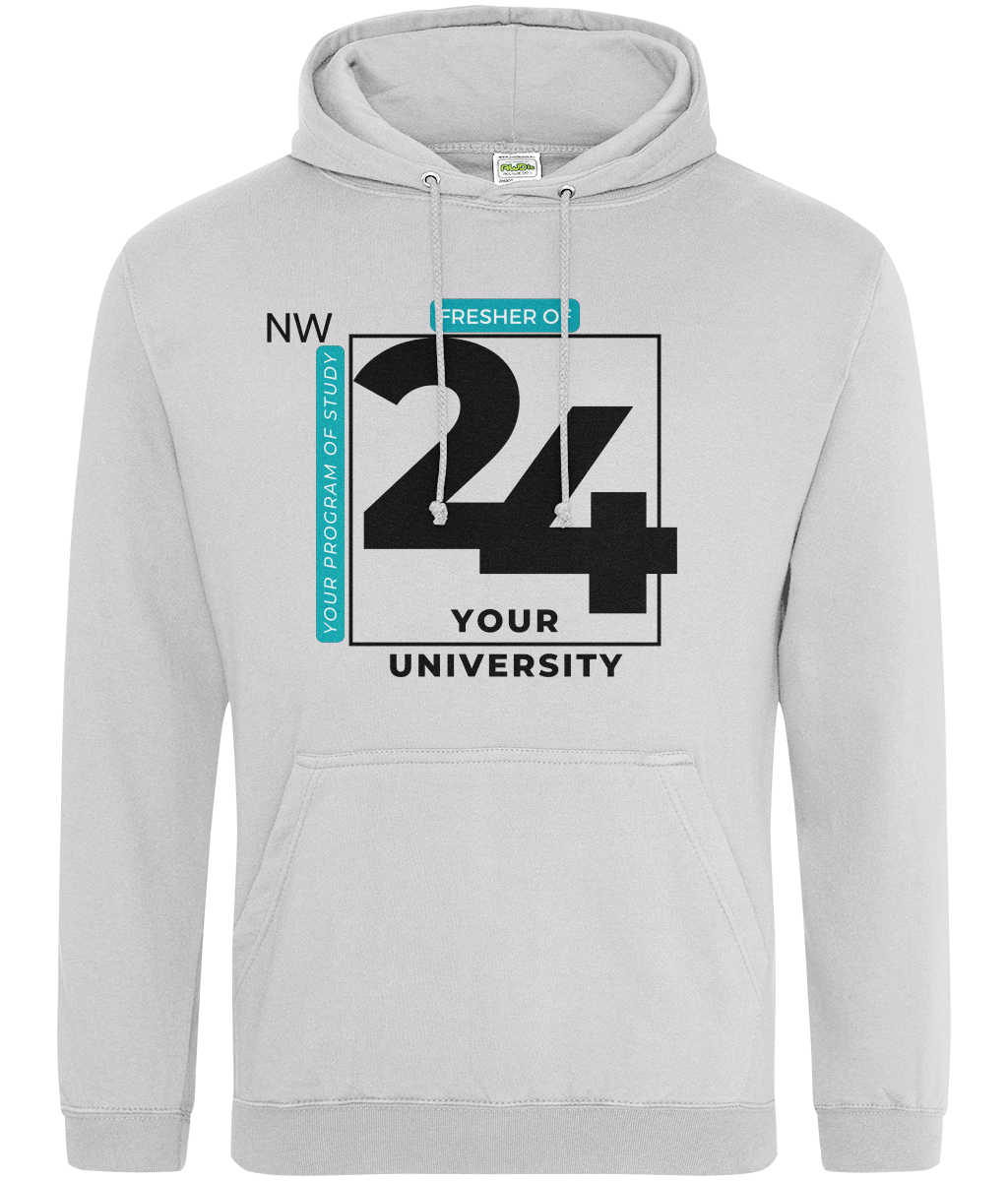 Bold Fresher '24 Design Hoodie