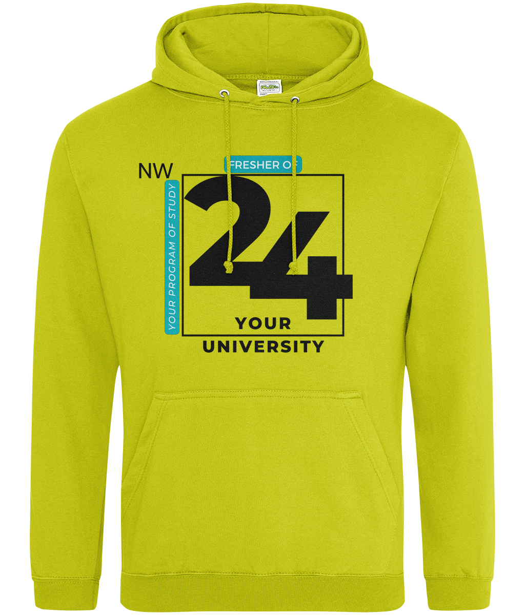 Bold Fresher '24 Design Hoodie