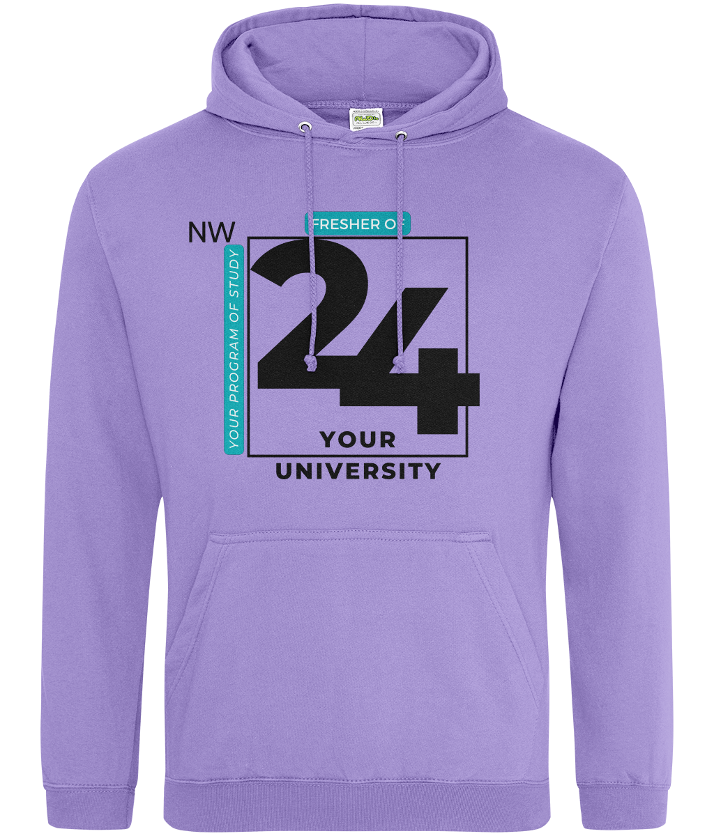 Bold Fresher '24 Design Hoodie