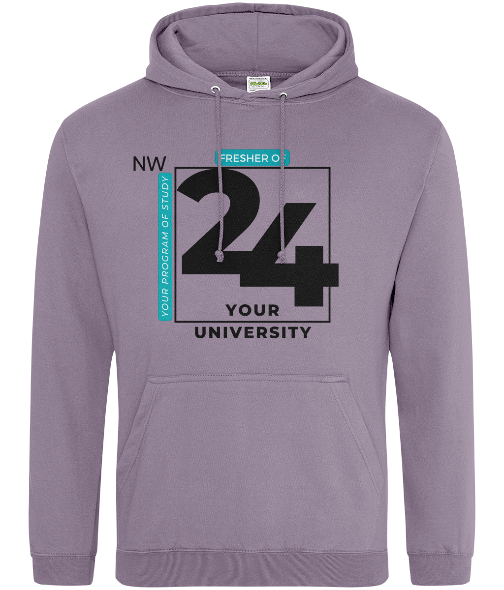 Bold Fresher '24 Design Hoodie