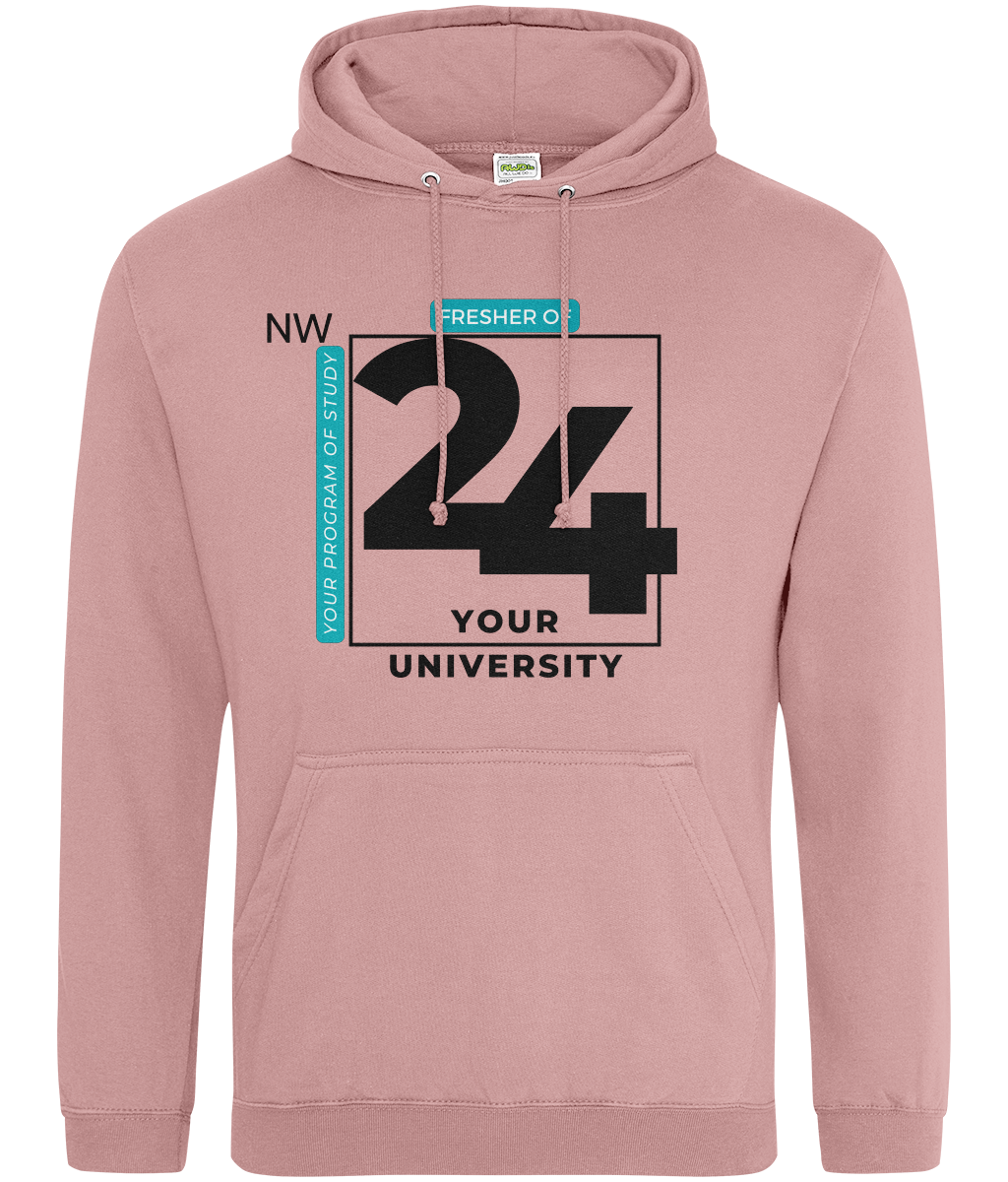 Bold Fresher '24 Design Hoodie