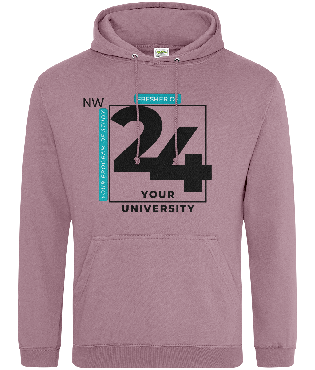 Bold Fresher '24 Design Hoodie