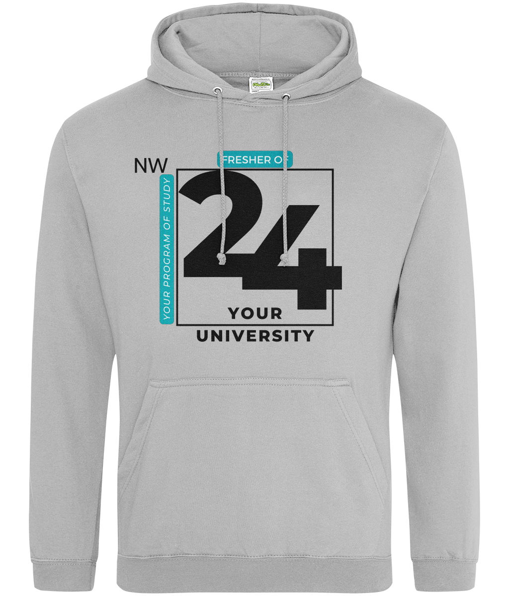 Bold Fresher '24 Design Hoodie