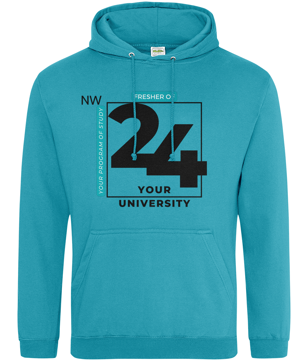 Bold Fresher '24 Design Hoodie