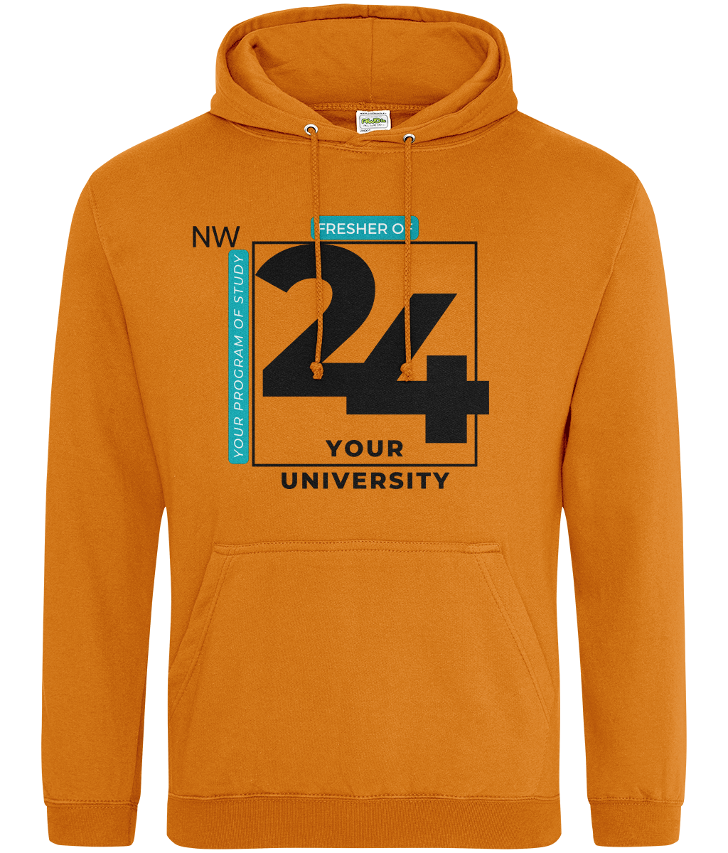 Bold Fresher '24 Design Hoodie