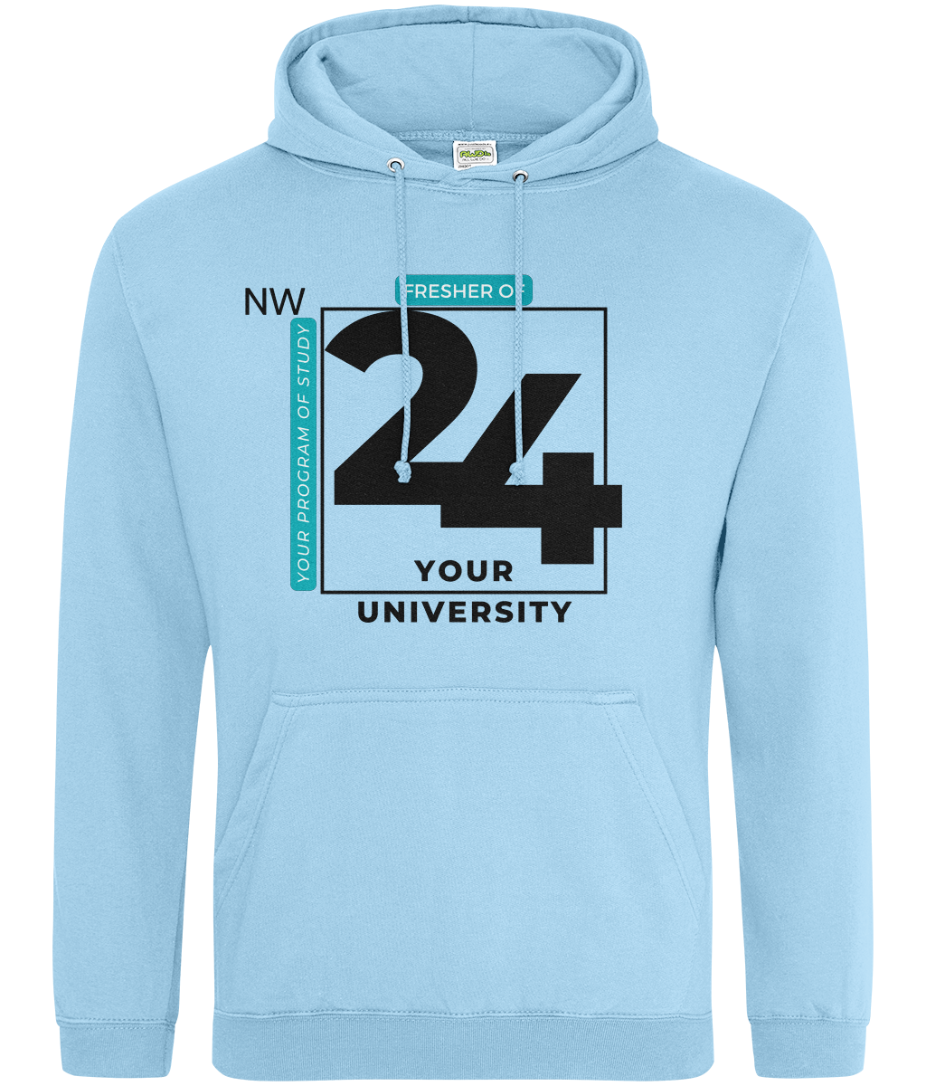 Bold Fresher '24 Design Hoodie